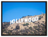 Hollywood Wahrzeichen auf Leinwandbild gerahmt Größe 80x60