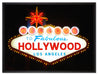 Hollywood Ortseingangsschild auf Leinwandbild gerahmt Größe 80x60