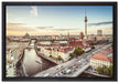 Skyline von Berlin auf Leinwandbild gerahmt Größe 60x40