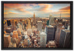 Skyline von New York auf Leinwandbild gerahmt Größe 60x40