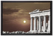 schöner Tempel der Athene auf Leinwandbild gerahmt Größe 60x40
