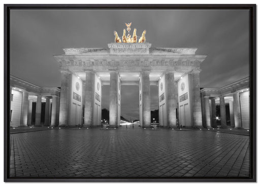 schönes Brandenburger Tor auf Leinwandbild gerahmt Größe 100x70