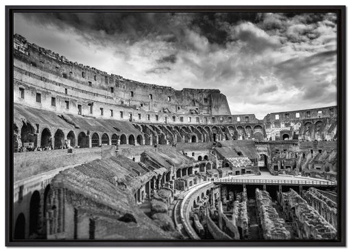 Kolosseum in Rom auf Leinwandbild gerahmt Größe 100x70
