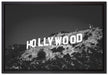 Wahrzeichen von Hollywood auf Leinwandbild gerahmt Größe 60x40