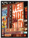 Programm des legendären Broadway's auf Leinwandbild gerahmt Größe 80x60