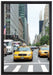 Taxi in New York City auf Leinwandbild gerahmt Größe 60x40