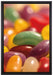 Süßigkeiten- Jelly Belly Beans auf Leinwandbild gerahmt Größe 60x40