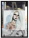 Zeichnungen von Frauen auf Leinwandbild gerahmt Größe 80x60
