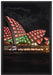 Sydney Opera House bei Nacht auf Leinwandbild gerahmt Größe 60x40