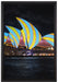 Sydney Opera House auf Leinwandbild gerahmt Größe 60x40