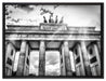 Brandenburger Tor Berlin auf Leinwandbild gerahmt Größe 80x60