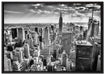 New York bei Tag auf Leinwandbild gerahmt Größe 100x70