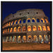 Colosseum in Rom auf Leinwandbild Quadratisch gerahmt Größe 70x70
