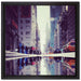 New York Times Square auf Leinwandbild Quadratisch gerahmt Größe 40x40
