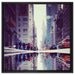 New York Times Square auf Leinwandbild Quadratisch gerahmt Größe 60x60