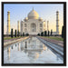 Taj Mahal auf Leinwandbild Quadratisch gerahmt Größe 60x60