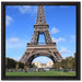 Eifelturm Paris auf Leinwandbild Quadratisch gerahmt Größe 40x40
