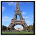 Eifelturm Paris auf Leinwandbild Quadratisch gerahmt Größe 60x60