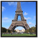 Eifelturm Paris auf Leinwandbild Quadratisch gerahmt Größe 70x70