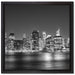 New York City auf Leinwandbild Quadratisch gerahmt Größe 40x40