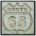 Route 66 auf Leinwandbild Quadratisch gerahmt Größe 70x70