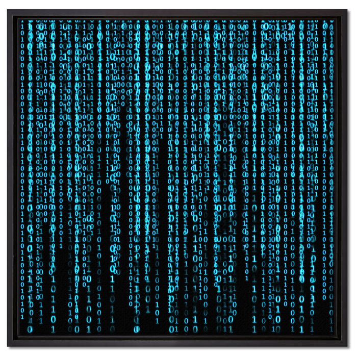 Matrix auf Leinwandbild Quadratisch gerahmt Größe 60x60
