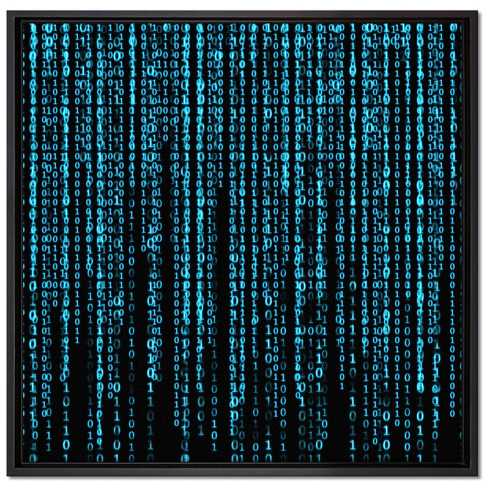 Matrix auf Leinwandbild Quadratisch gerahmt Größe 70x70