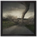 Tornado auf Leinwandbild Quadratisch gerahmt Größe 40x40