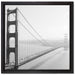 Golden Gate Bridge San Francisco auf Leinwandbild Quadratisch gerahmt Größe 40x40