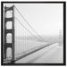 Golden Gate Bridge San Francisco auf Leinwandbild Quadratisch gerahmt Größe 70x70