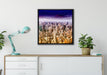 Skyline New York auf Leinwandbild gerahmt Quadratisch verschiedene Größen im Wohnzimmer