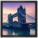 London auf Leinwandbild Quadratisch gerahmt Größe 40x40