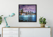 Skyline New York auf Leinwandbild gerahmt Quadratisch verschiedene Größen im Wohnzimmer
