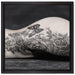Sexy Tattoos Nice Girl Erotik auf Leinwandbild Quadratisch gerahmt Größe 40x40