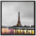 Eifelturm in Paris auf Leinwandbild Quadratisch gerahmt Größe 70x70