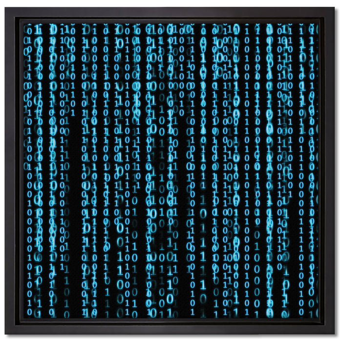 Matrix auf Leinwandbild Quadratisch gerahmt Größe 40x40