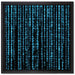 Matrix auf Leinwandbild Quadratisch gerahmt Größe 40x40