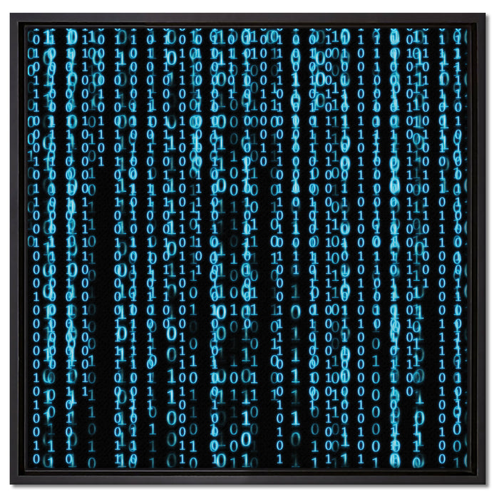 Matrix auf Leinwandbild Quadratisch gerahmt Größe 60x60