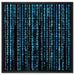 Matrix auf Leinwandbild Quadratisch gerahmt Größe 60x60