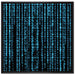 Matrix auf Leinwandbild Quadratisch gerahmt Größe 70x70