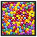 Sweet candies auf Leinwandbild Quadratisch gerahmt Größe 60x60