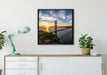 Golden Gate Bridge auf Leinwandbild gerahmt Quadratisch verschiedene Größen im Wohnzimmer
