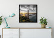 Golden Gate Bridge auf Leinwandbild gerahmt Quadratisch verschiedene Größen im Wohnzimmer