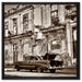 die Strassen Havannas auf Leinwandbild Quadratisch gerahmt Größe 60x60