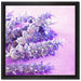 getrockneter Lavendel auf Leinwandbild Quadratisch gerahmt Größe 40x40