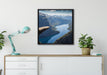Blick auf wunderschönes Tal auf Leinwandbild gerahmt Quadratisch verschiedene Größen im Wohnzimmer