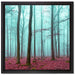 abstrakter Wald auf Leinwandbild Quadratisch gerahmt Größe 40x40