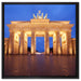 Brandenburger Tor auf Leinwandbild Quadratisch gerahmt Größe 60x60
