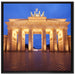 Brandenburger Tor auf Leinwandbild Quadratisch gerahmt Größe 70x70