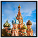 Basilica in St. Petersburg auf Leinwandbild Quadratisch gerahmt Größe 70x70